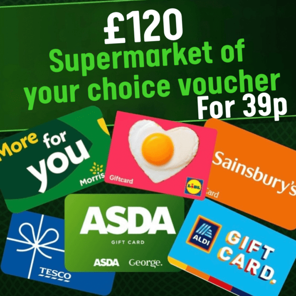 Supermarket of your choice voucher