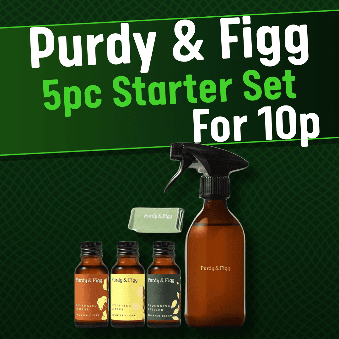 Luxury cleaning. Purdy and Figg starter set